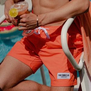 CORAL SWIM CLUB SHORTS